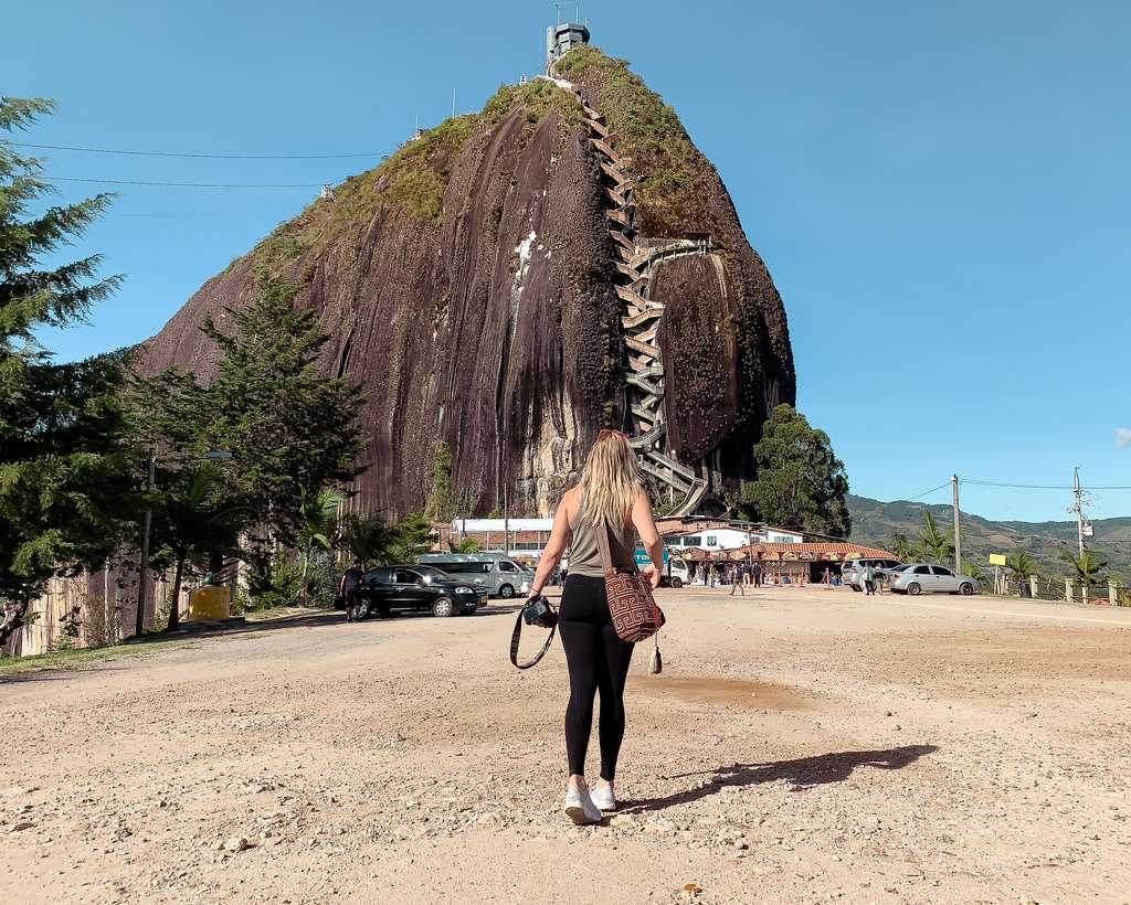 Climb El Peñol during the Spanglish Guatapé Experience