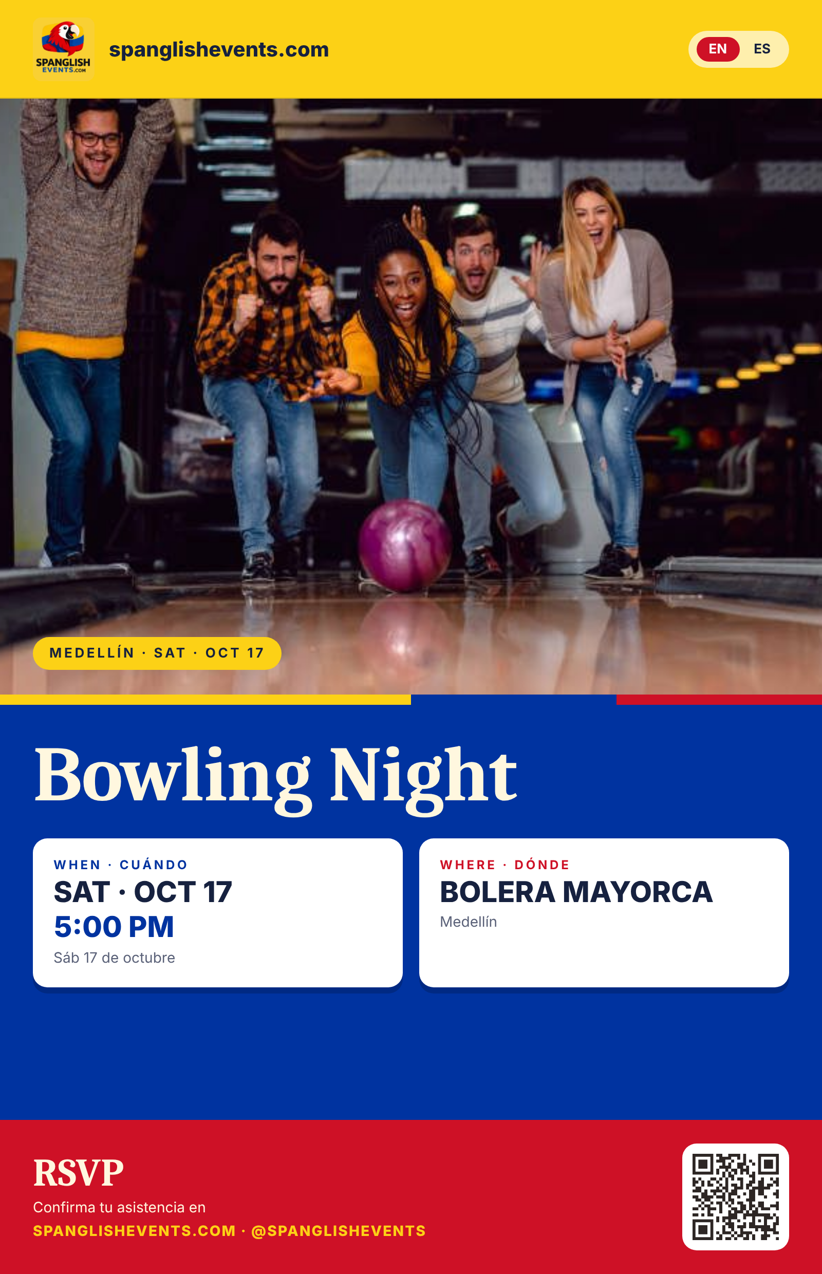 Spanglish Bowling Night Experience